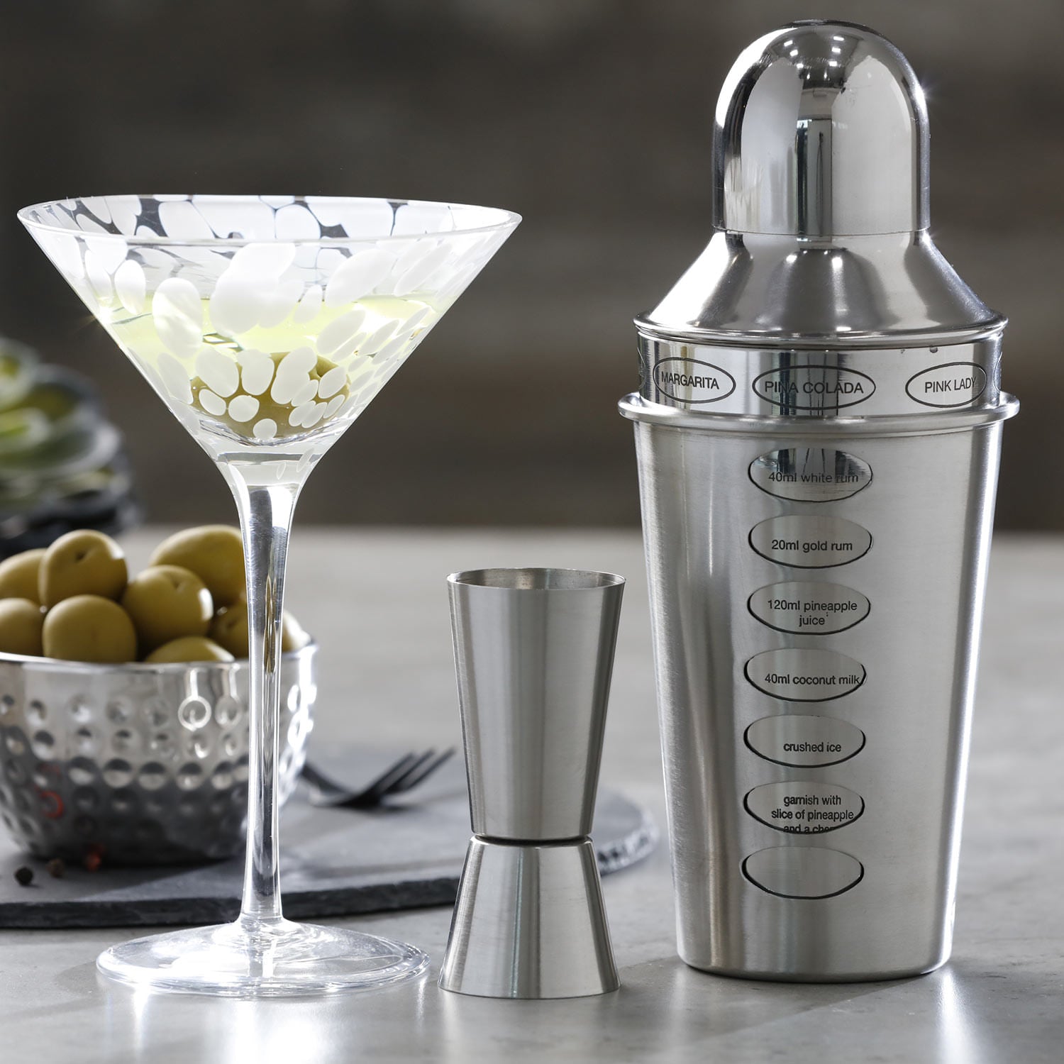 Coctelera con recetas mate - Ambiente Gourmet México