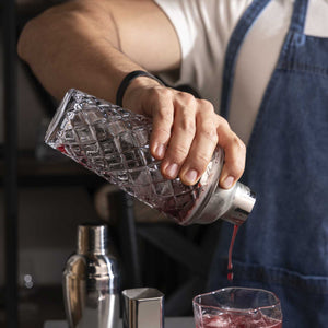 Coctelera milano en vidrio 400ml - Ambiente Gourmet México