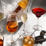Copa champagne en acrílico