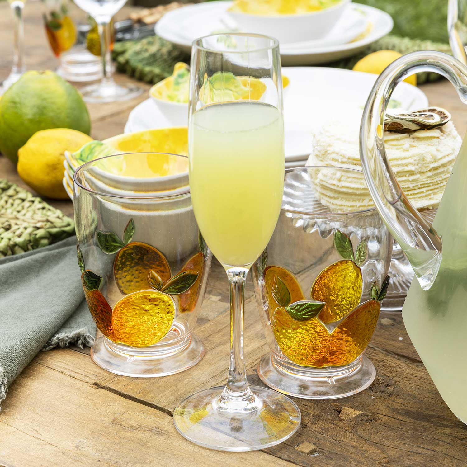 Copa champagne en acrílico - Ambiente Gourmet México