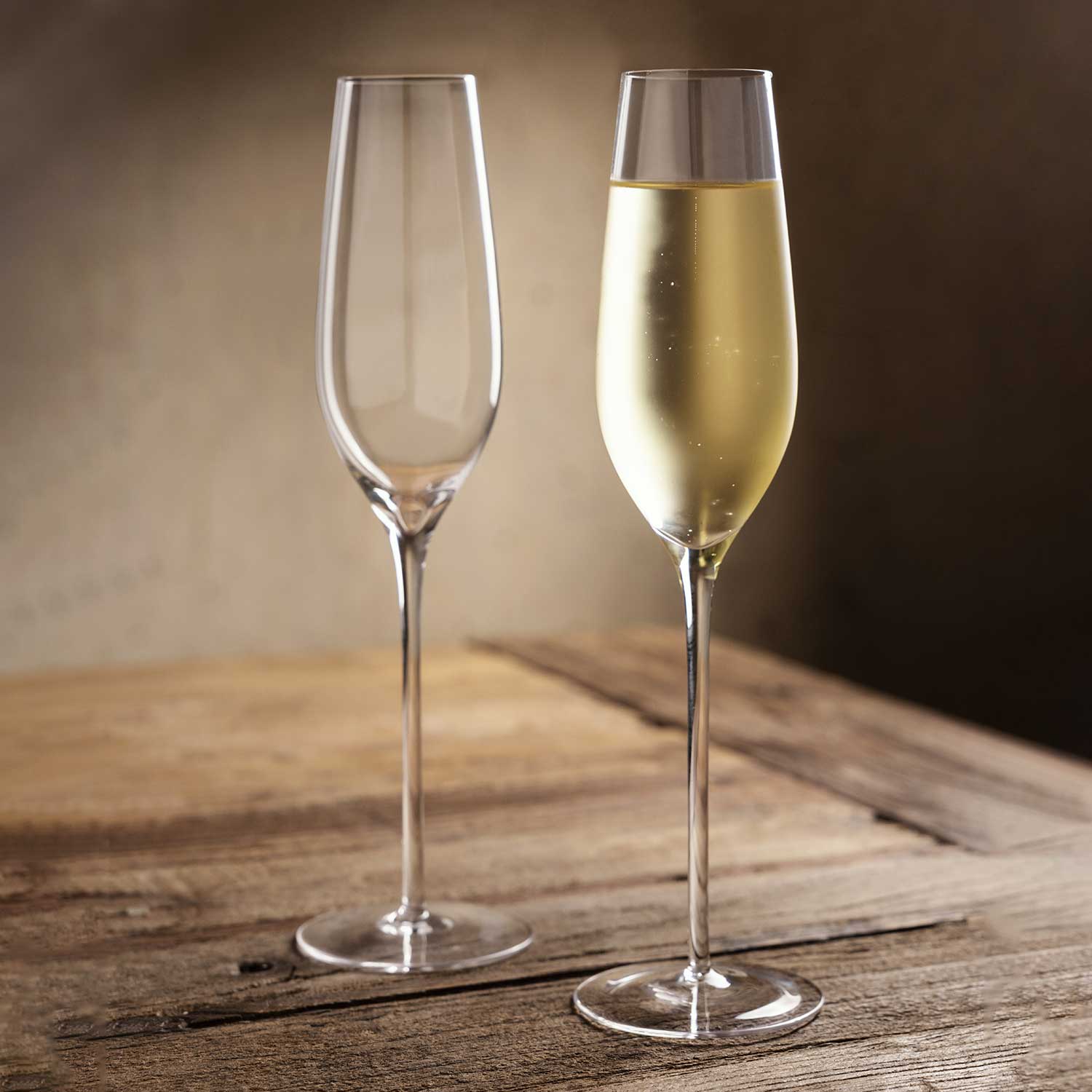 Copa champana en cristal 230 ml setx2 - Ambiente Gourmet México