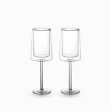 Copa doble pared cuadrado 300ml setx2