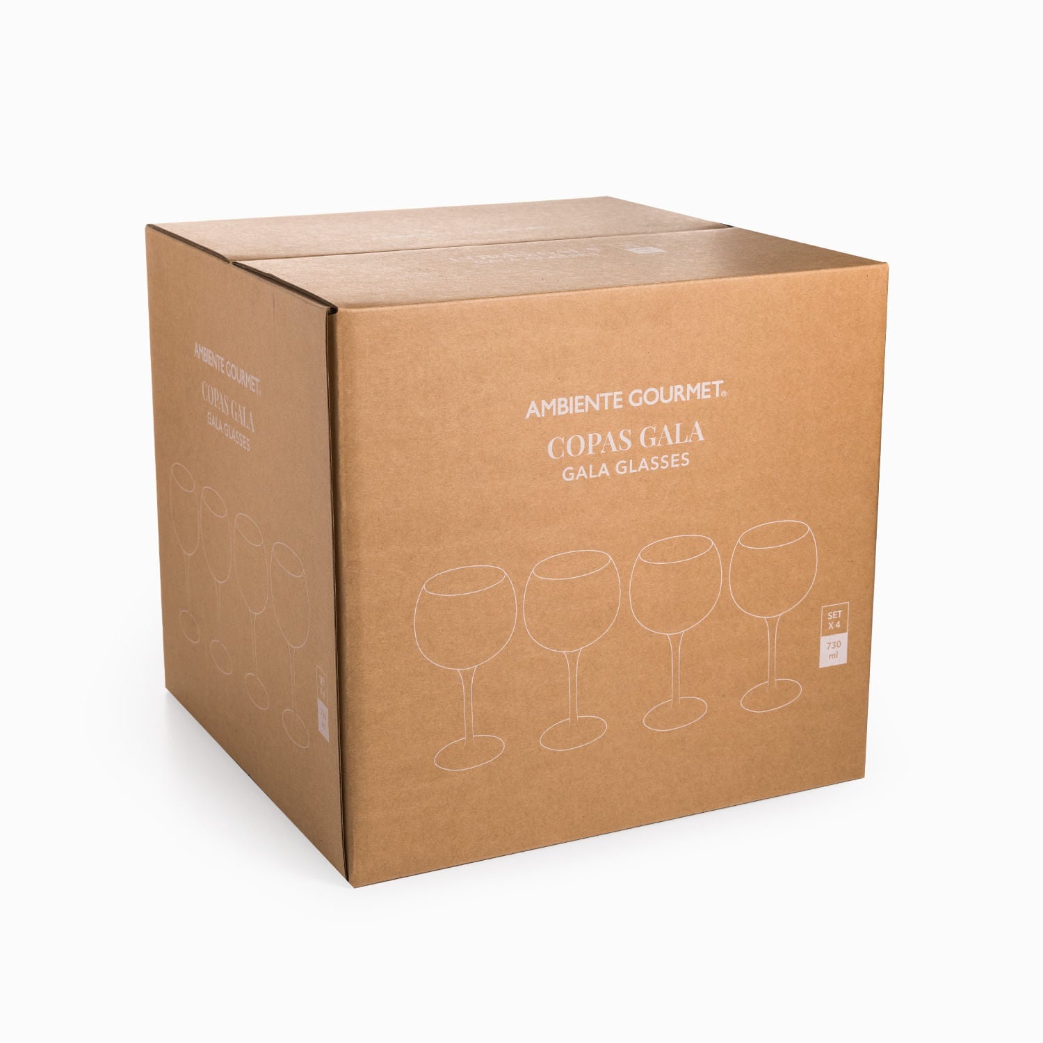Copa gala 730 ml set x 4 - Ambiente Gourmet México