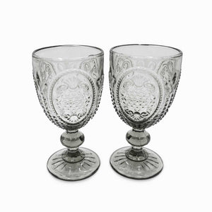 Copa Kenia gris 310ml setx2 - Ambiente Gourmet México