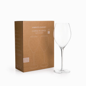 Copa tulipan en cristal 650 ml setx2 - Ambiente Gourmet México