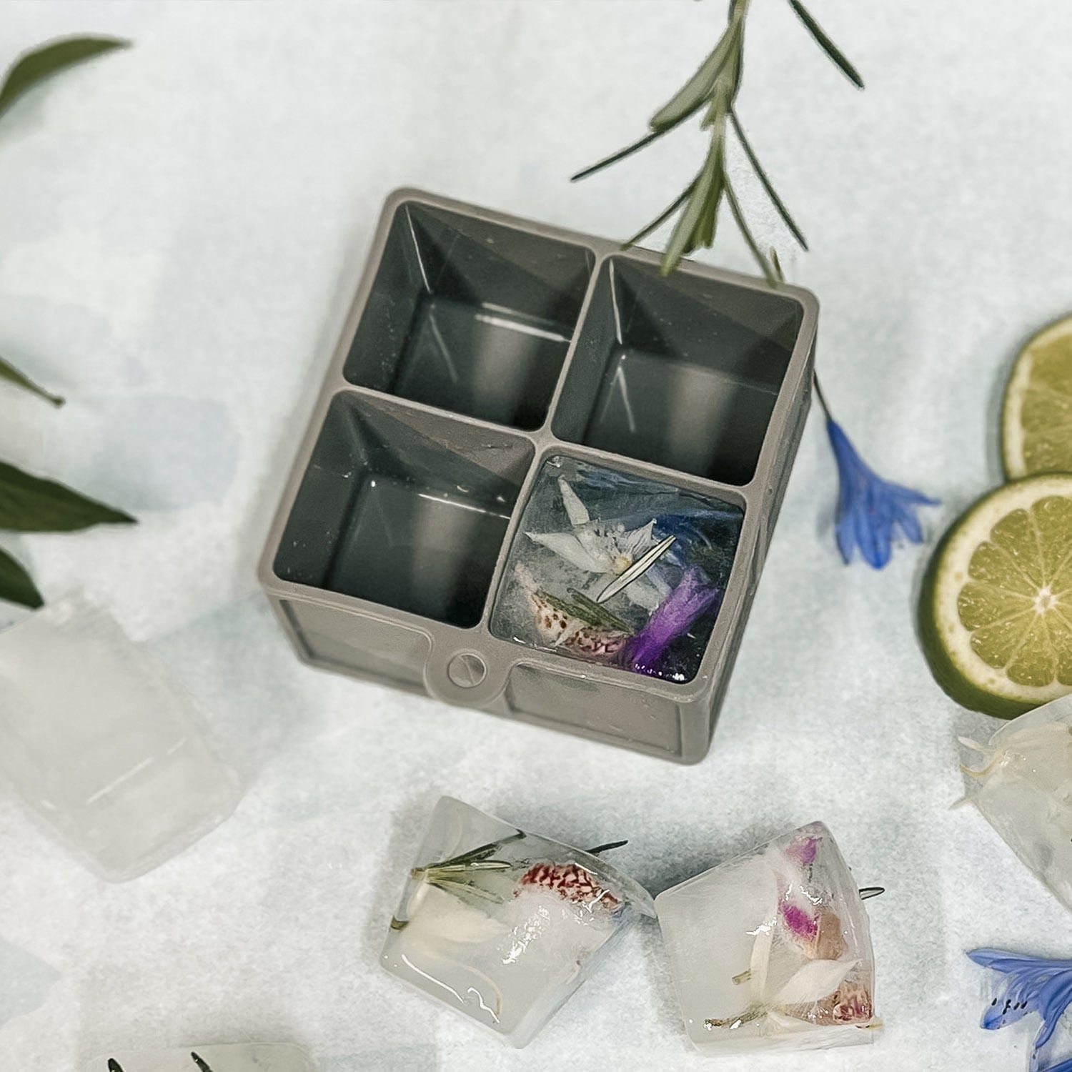 Cubeta de hielo silicona 4.7x11x9.5 - Ambiente Gourmet México