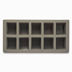 Cubeta hielo en silicona gris - Ambiente Gourmet México