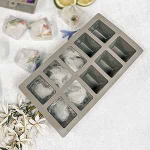 Cubeta hielo en silicona gris - Ambiente Gourmet México