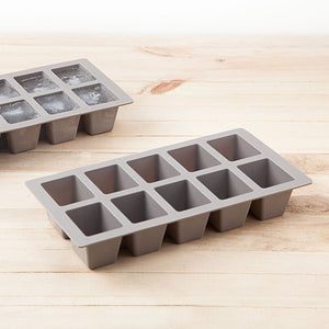Cubeta hielo en silicona gris - Ambiente Gourmet México
