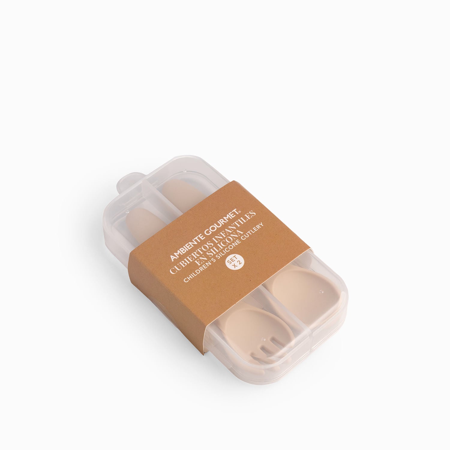 Cubiertos Infantiles Silicona Set X2 - Ambiente Gourmet México