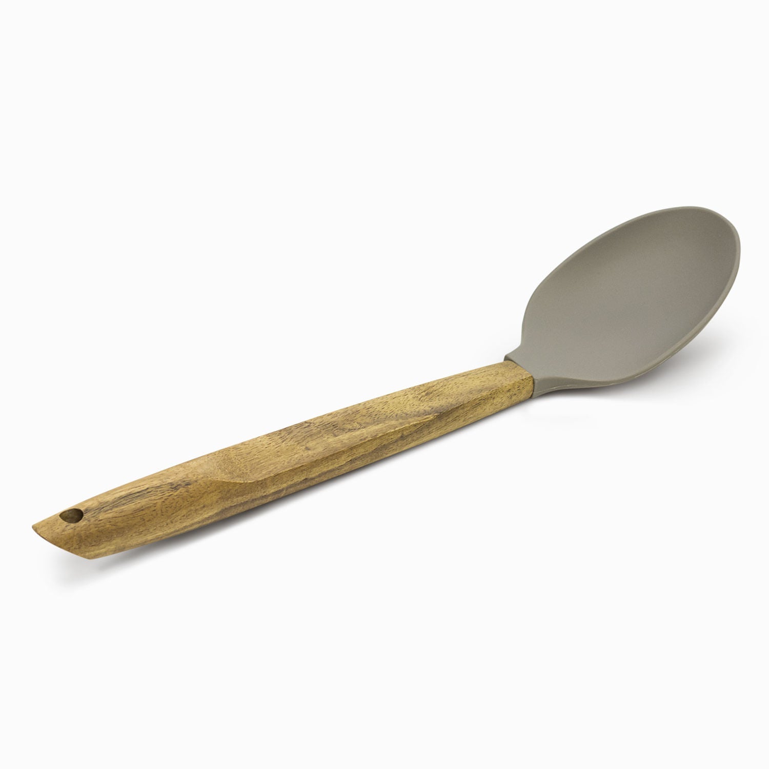 Cuchara silicona - acacia gris - Ambiente Gourmet México