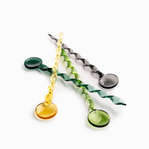 Cucharas en vidrio colores set x4 - Ambiente Gourmet México