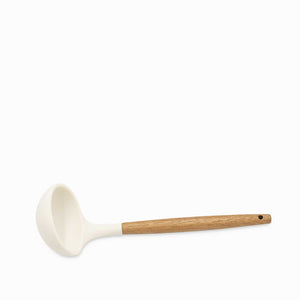 Cucharon silicona acacia blanco - Ambiente Gourmet México