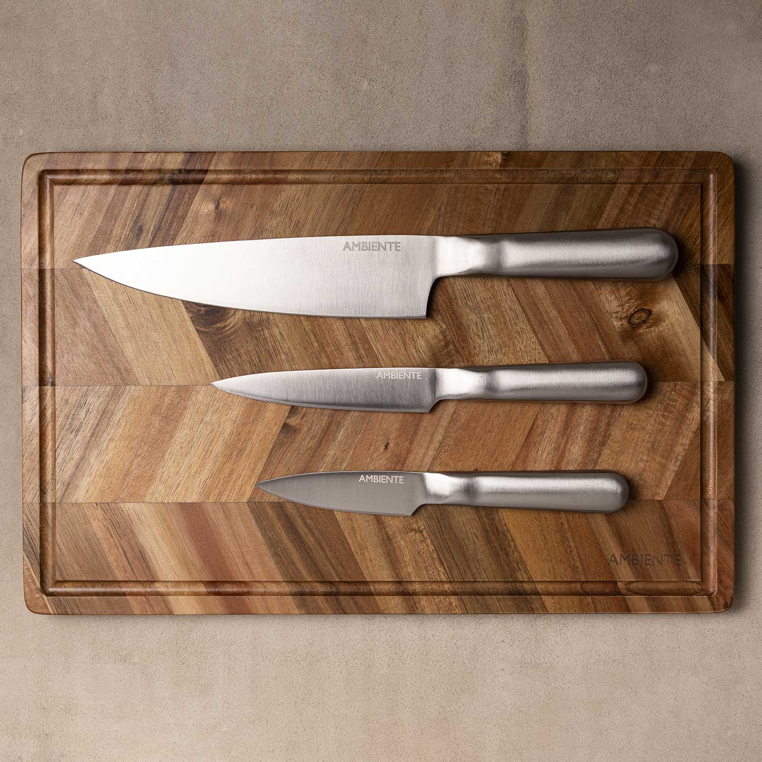 Cuchillo Chef En Acero - Ambiente Gourmet México