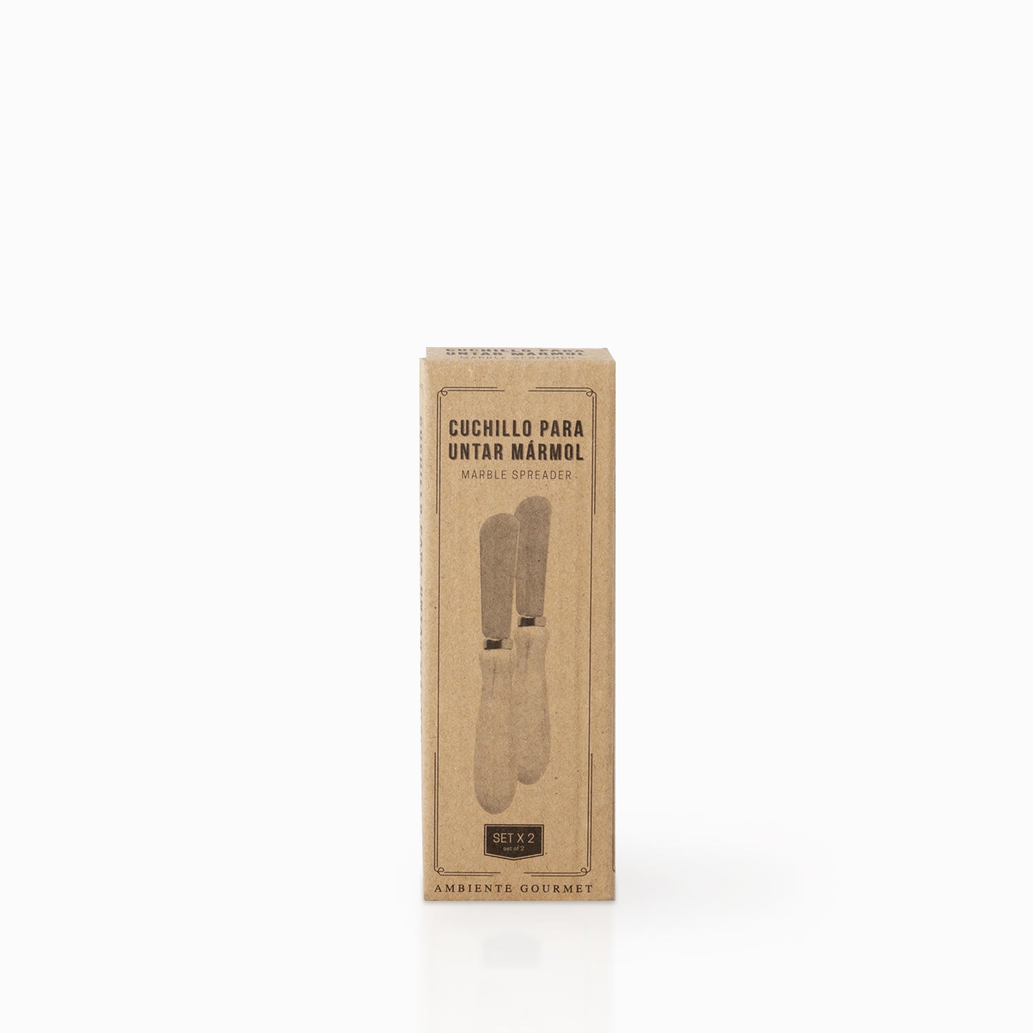 Cuchillo para untar marmol setx2