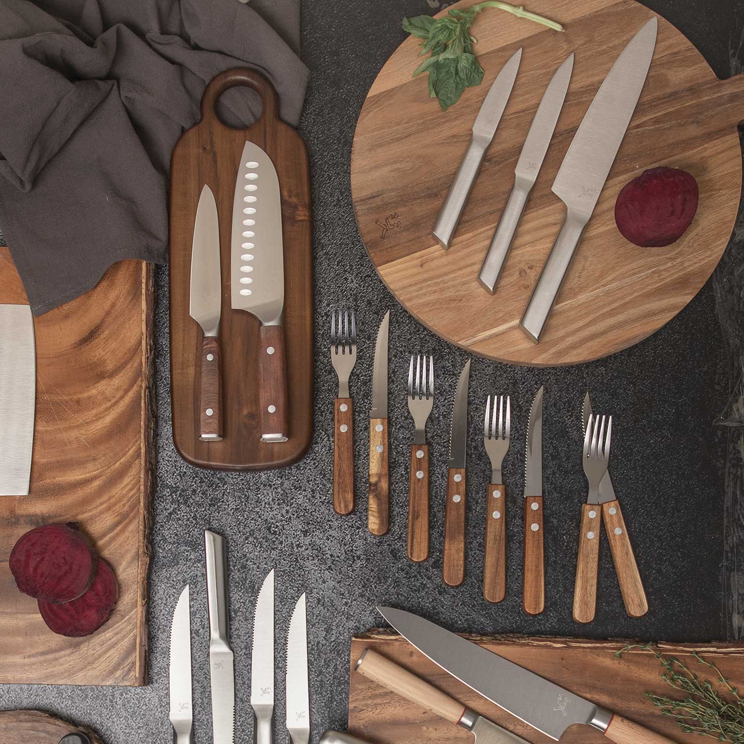 Cuchillos en acero setx3 - Ambiente Gourmet México