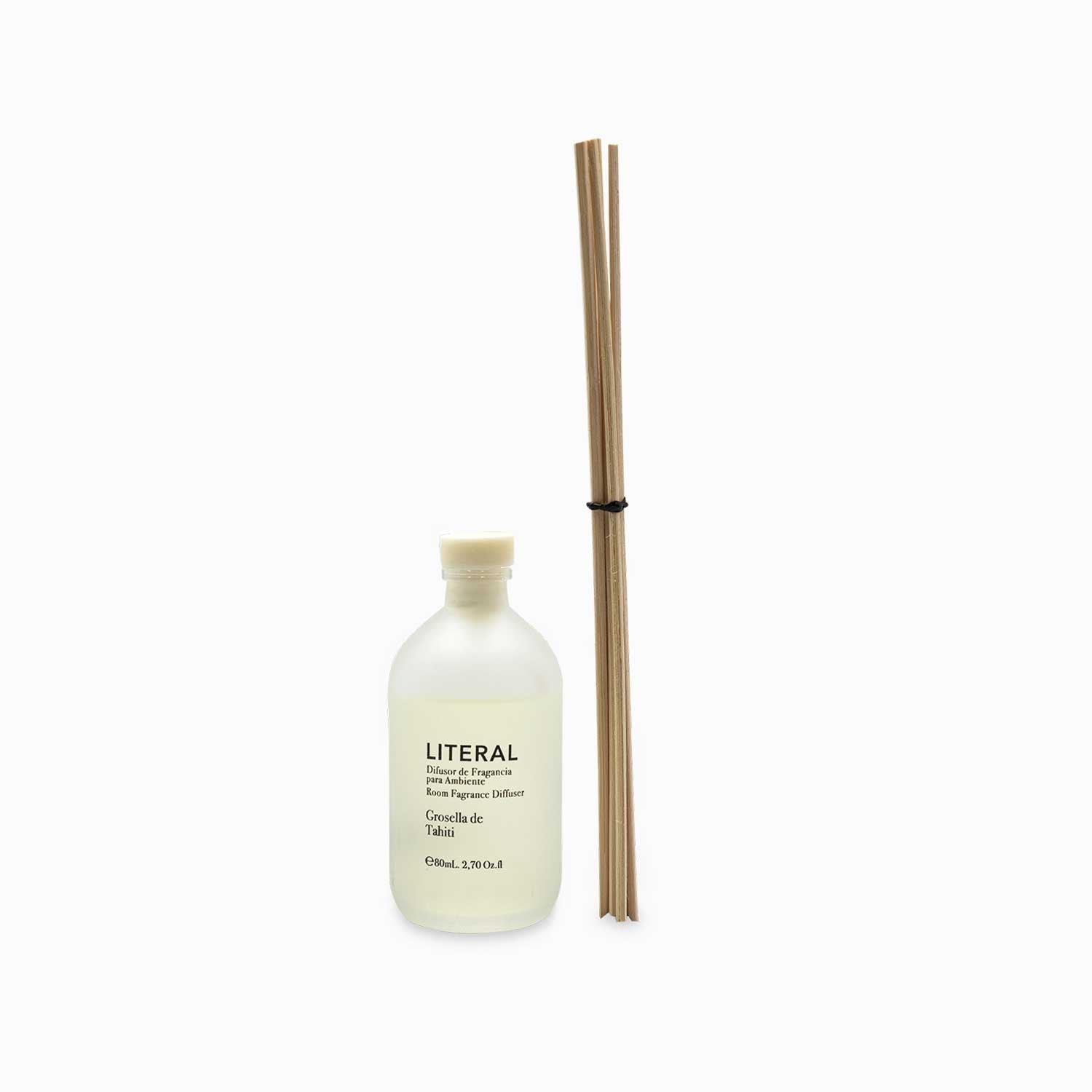 Difusor de fragancia ambientes grosella Tahití literal 80ml