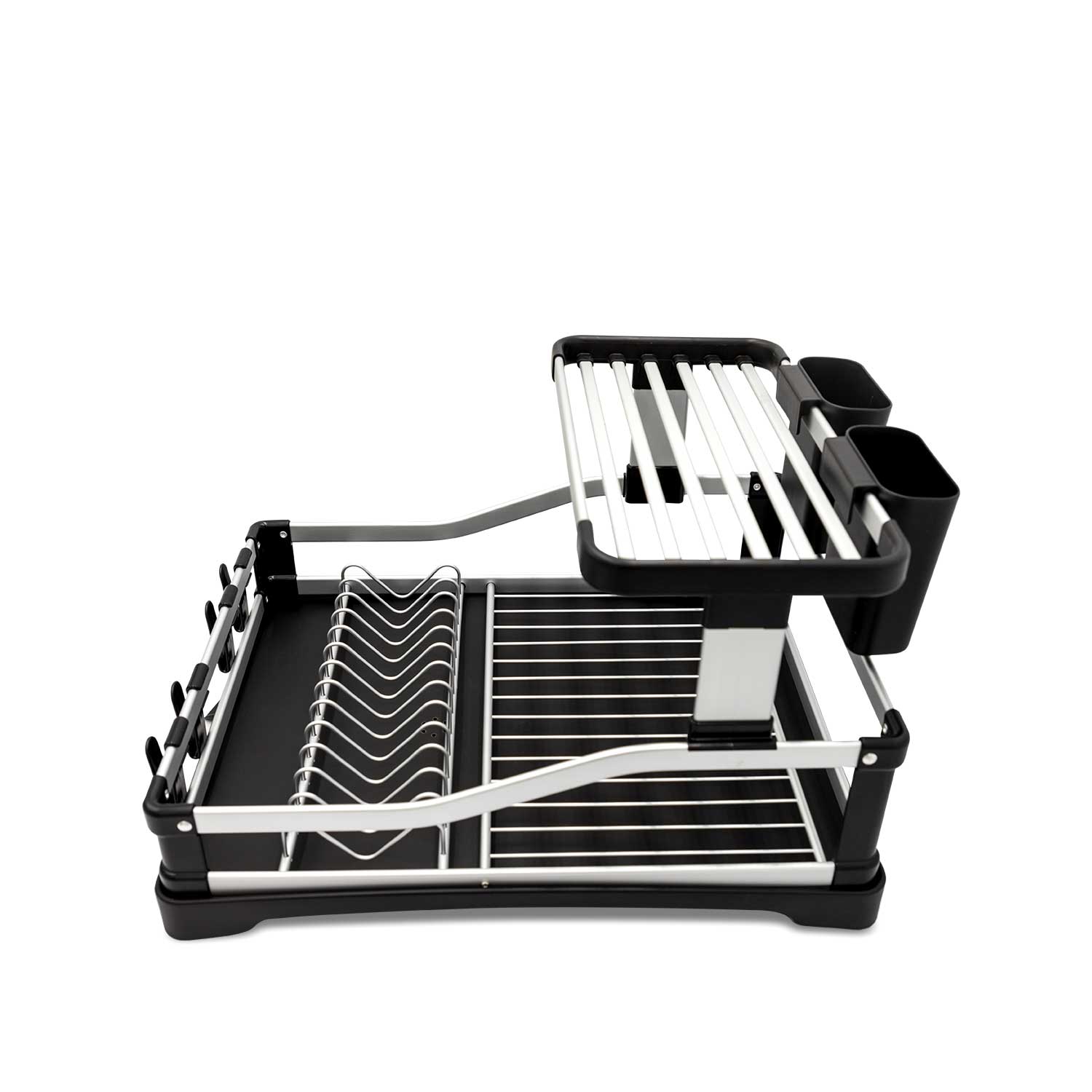 Escurridor negro doble 53.2x36.8x26.5 - Ambiente Gourmet México