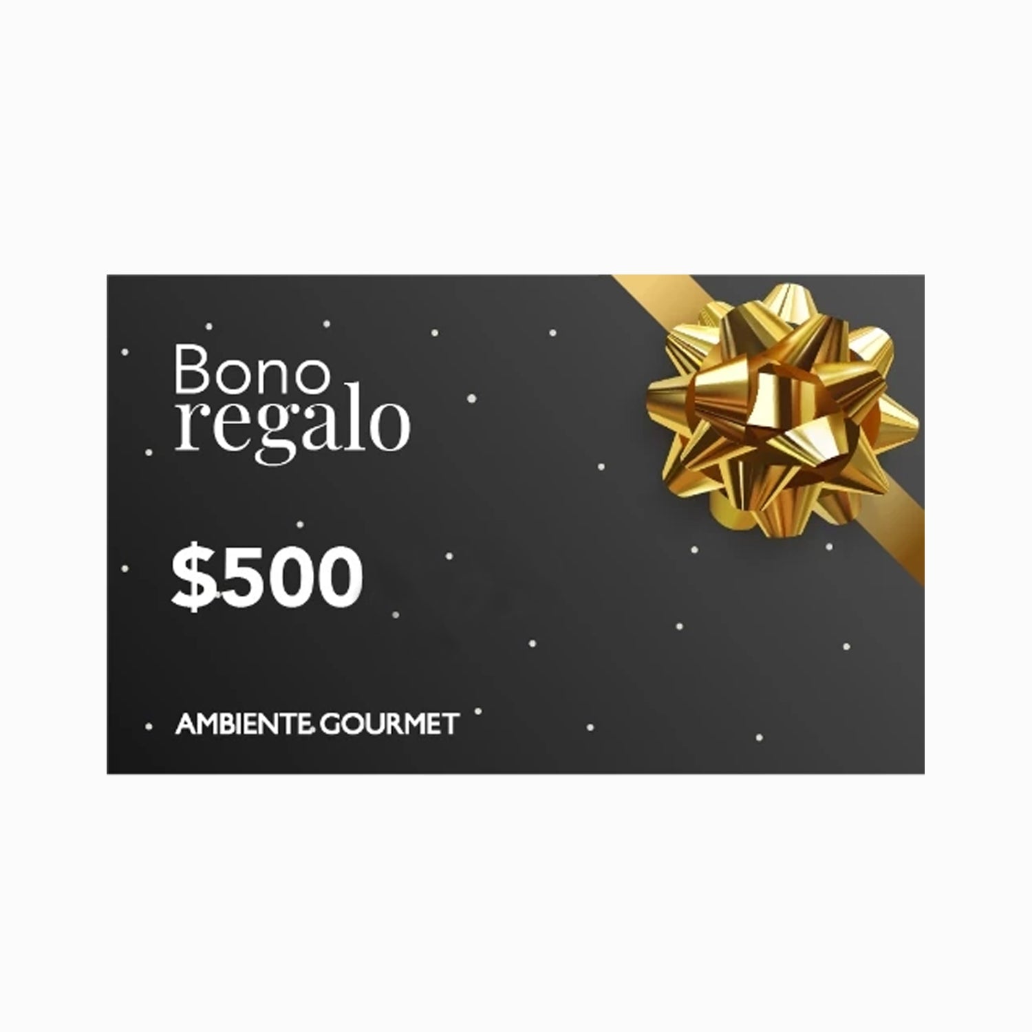 Gift Card Ambiente $500 pesos - Ambiente Gourmet México