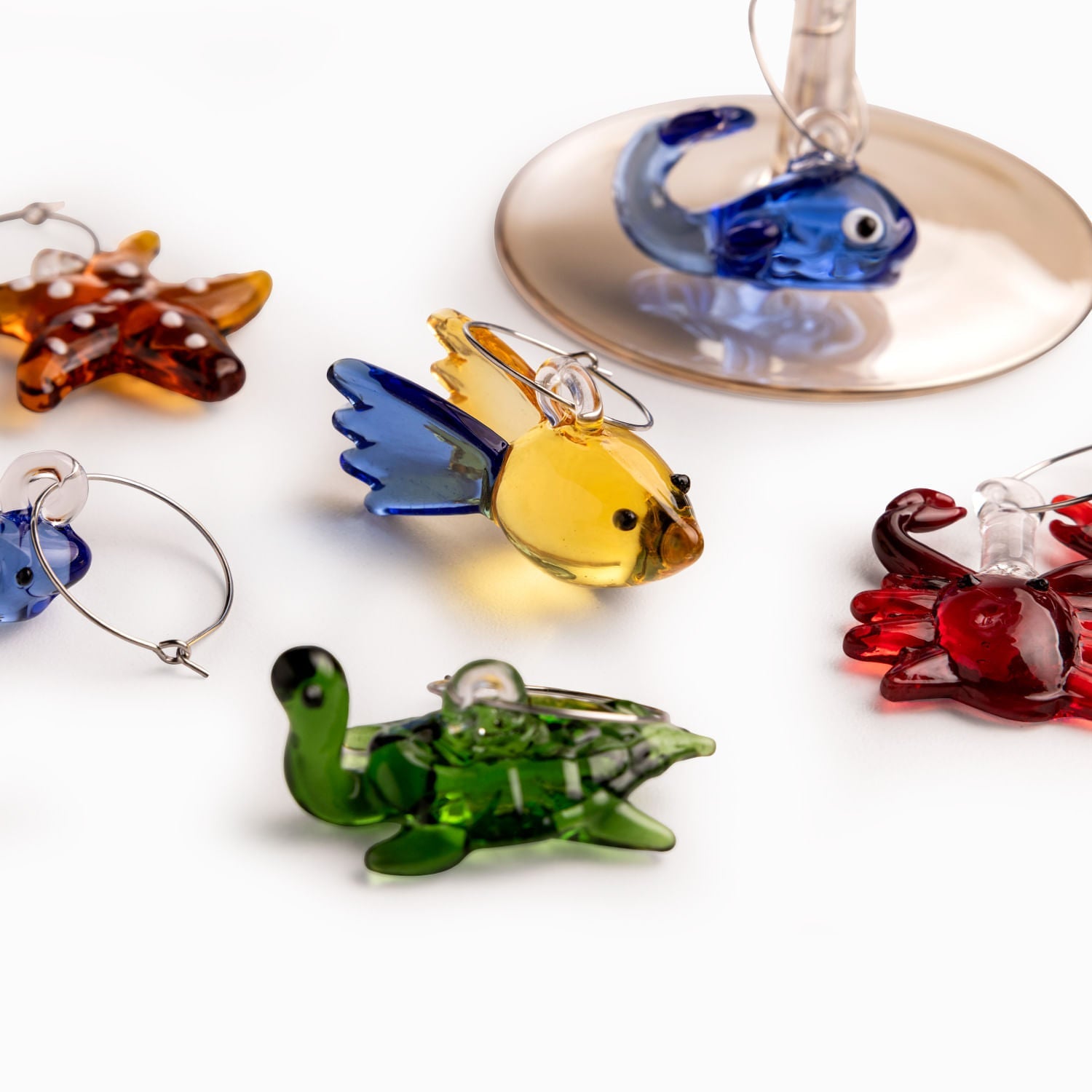 Identificadores de copas marino set x6 - Ambiente Gourmet México