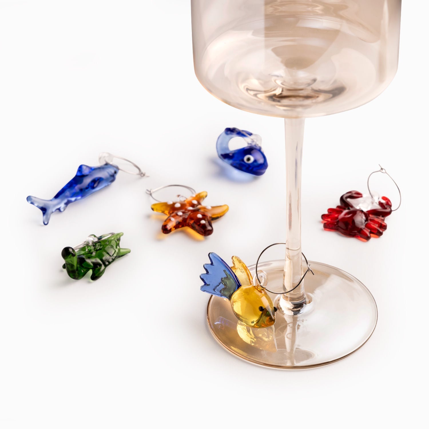 Identificadores de copas marino set x6 - Ambiente Gourmet México