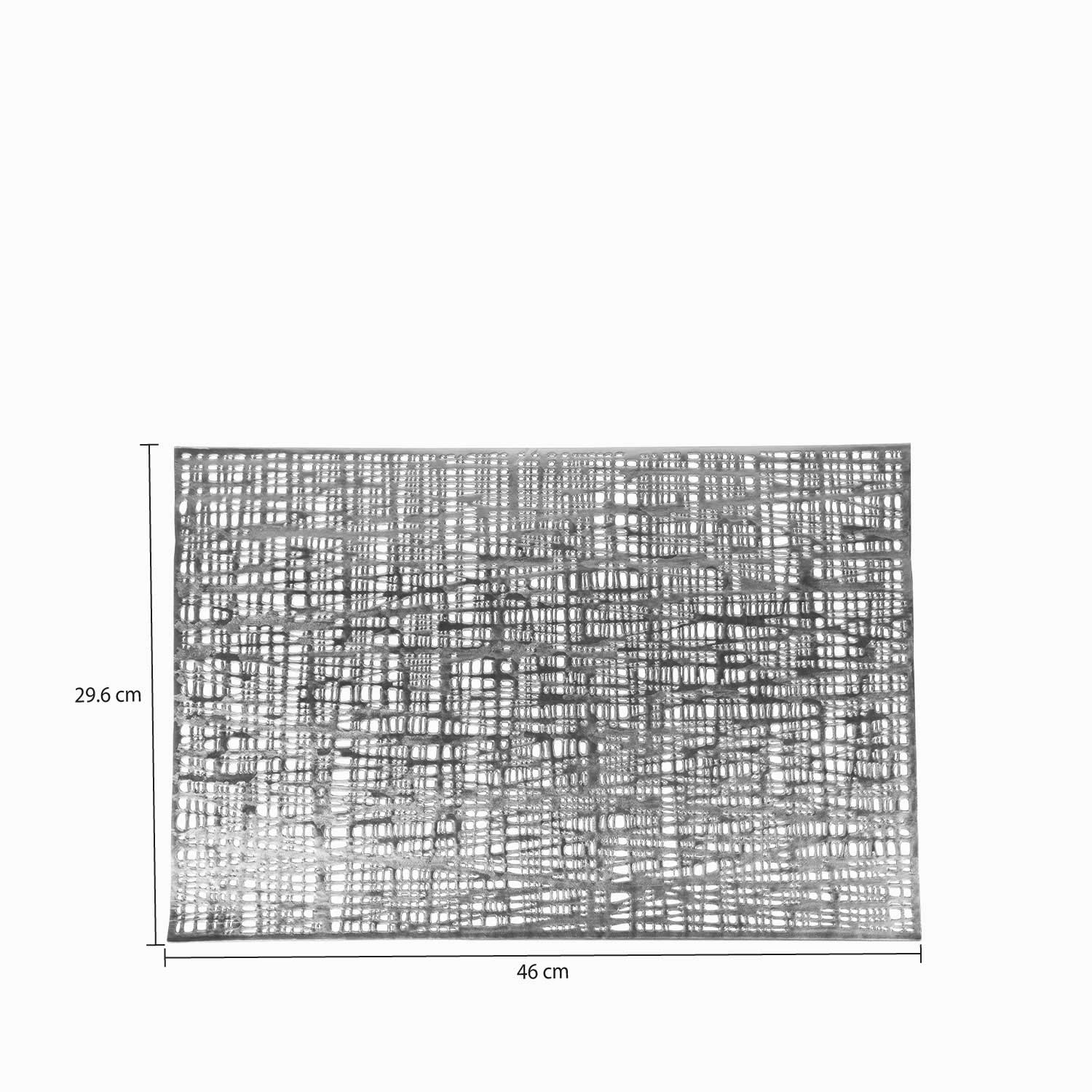 Individual Metallic silver - Ambiente Gourmet México