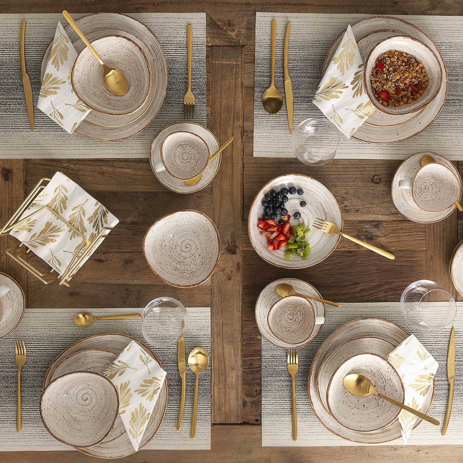 Individual Yakarta beige - Ambiente Gourmet México