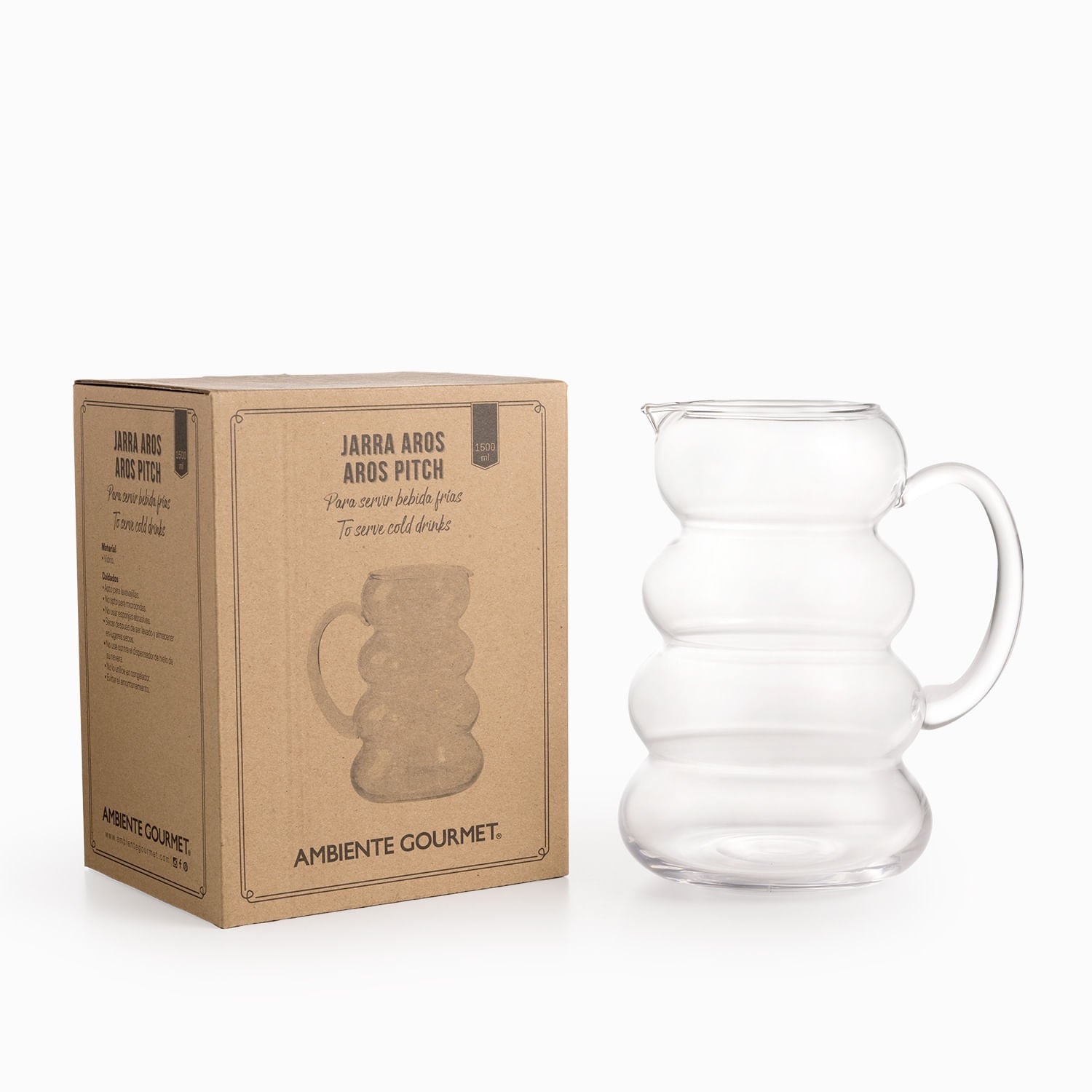 Jarra Aros 1500ml - Ambiente Gourmet México