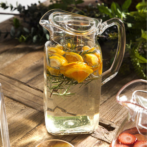 Jarra cuadrada con tapa en acrilico - Ambiente Gourmet México