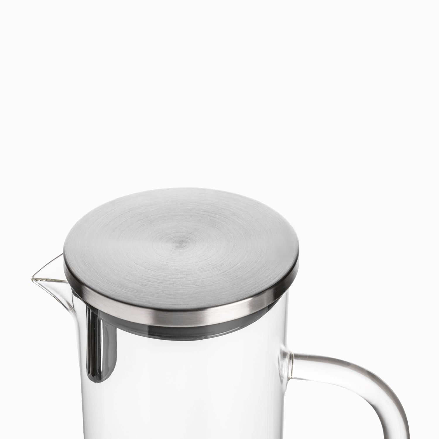 Jarra en vidrio borosilicato con tapa 1300ml - Ambiente Gourmet México