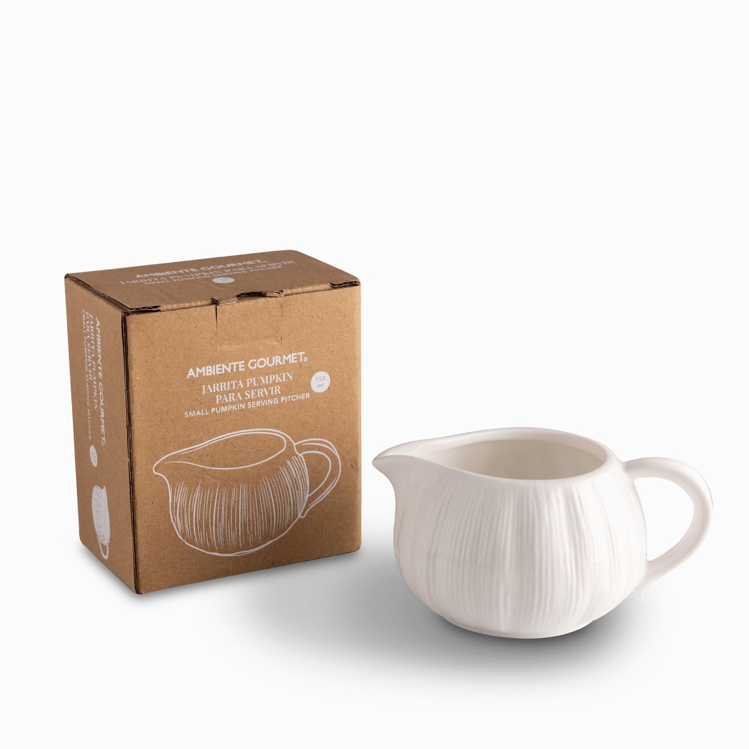 Jarrita Para Servir 150Ml Pumpkin - Ambiente Gourmet México