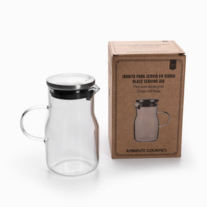 Jarrita para servir en vidrio 250ml - Ambiente Gourmet México