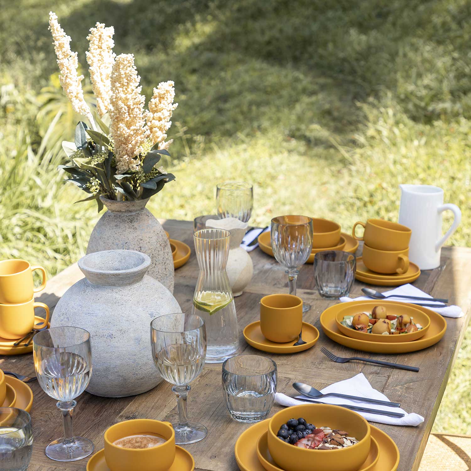 Jarrón Terracota Bajo - Ambiente Gourmet México