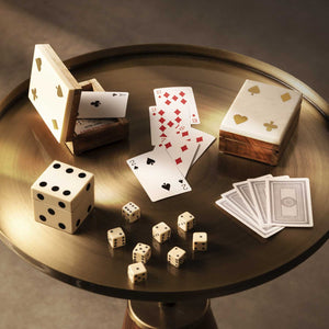 Juego cartas madera y marol - Ambiente Gourmet México