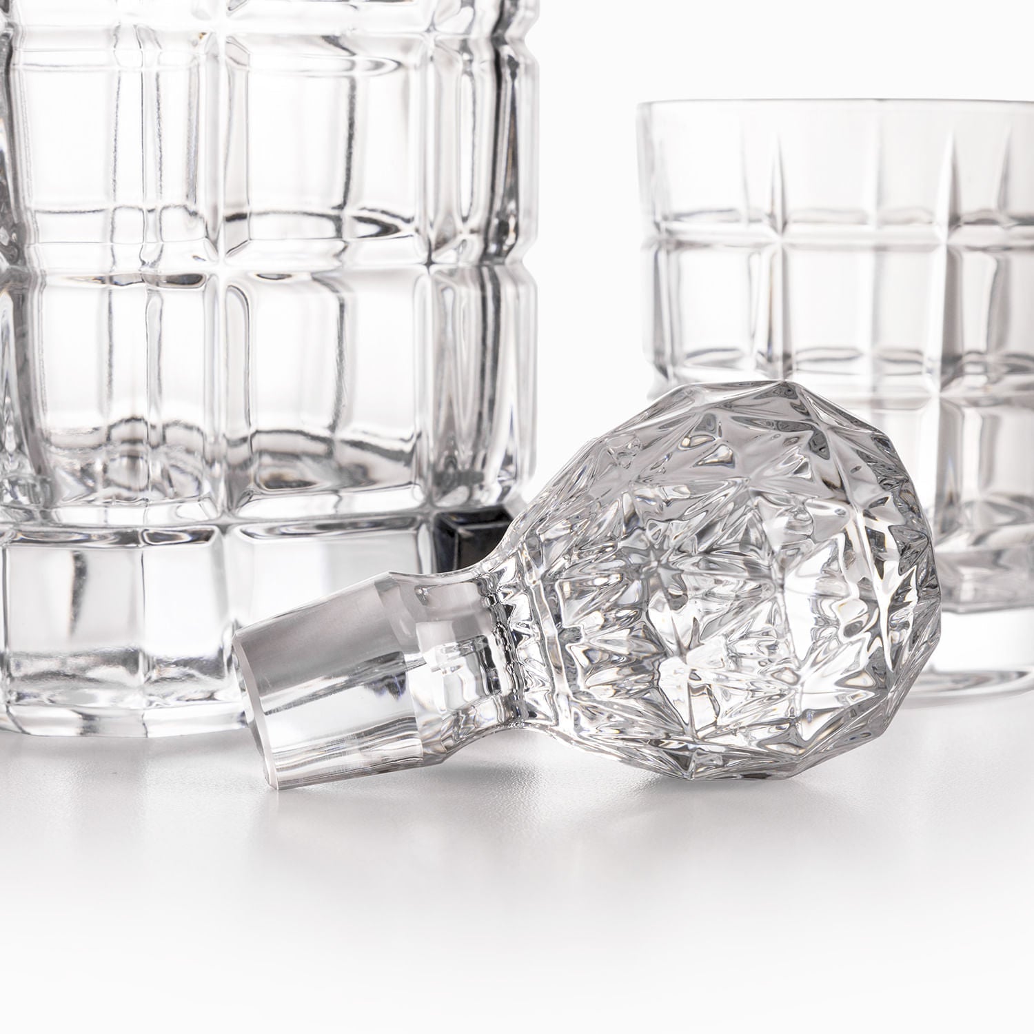Licorera y vasos para licor ezra setx3 - Ambiente Gourmet México