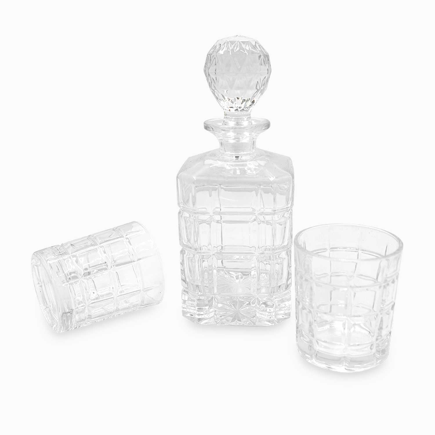 Licorera y vasos para licor ezra setx3 - Ambiente Gourmet México