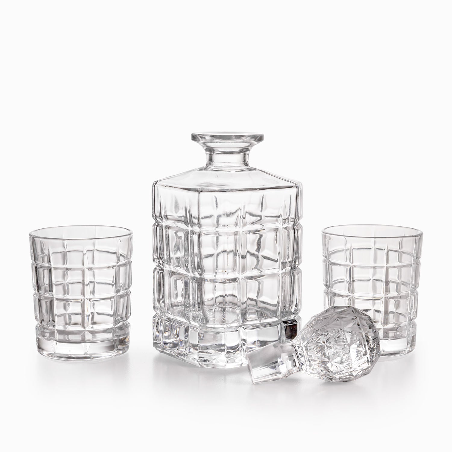 Licorera y vasos para licor ezra setx3 - Ambiente Gourmet México