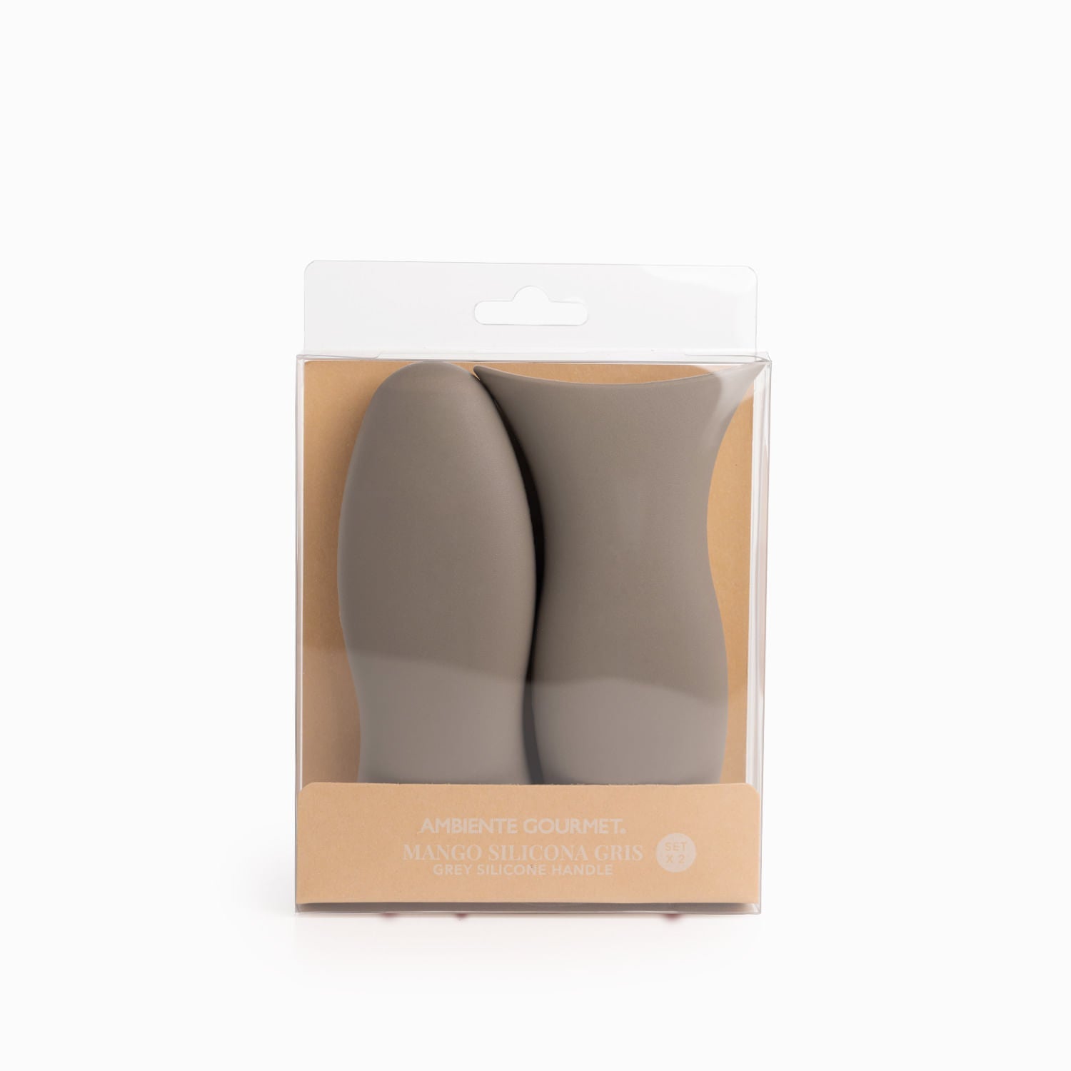 Mango Silicona Gris Set X2 - Ambiente Gourmet México