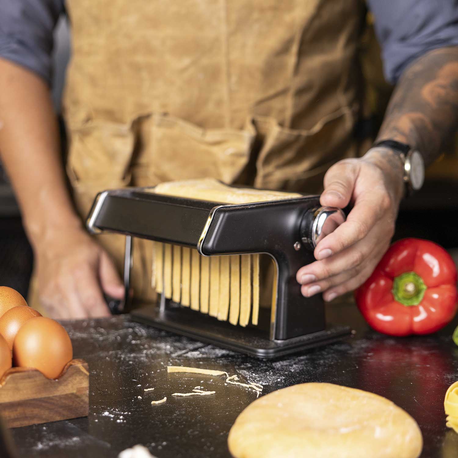 Maquina de pasta negra - Ambiente Gourmet México