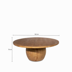 Mesa comedor vasija