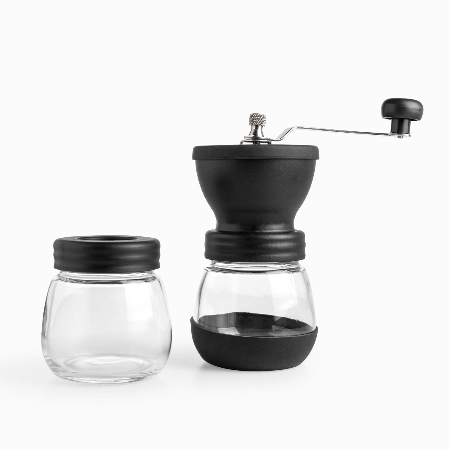Molino de café manual con recipiente set x2