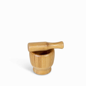 Mortero en bambu - Ambiente Gourmet México