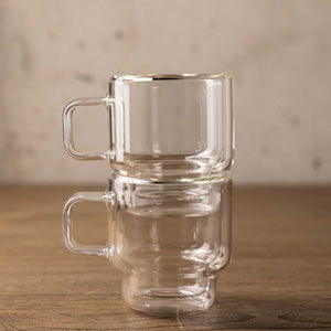 Mug doble pared 100ml set x2 - Ambiente Gourmet México