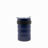 Mug doble pared acero azul oscuro 550ml