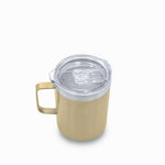 Mug doble pared en acero gold