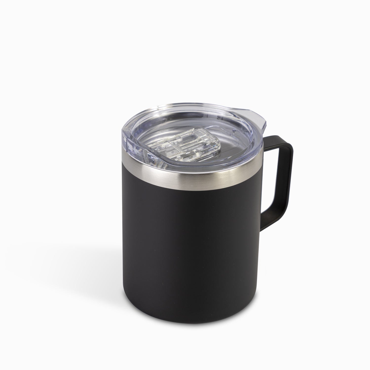 Mug doble pared en acero negro