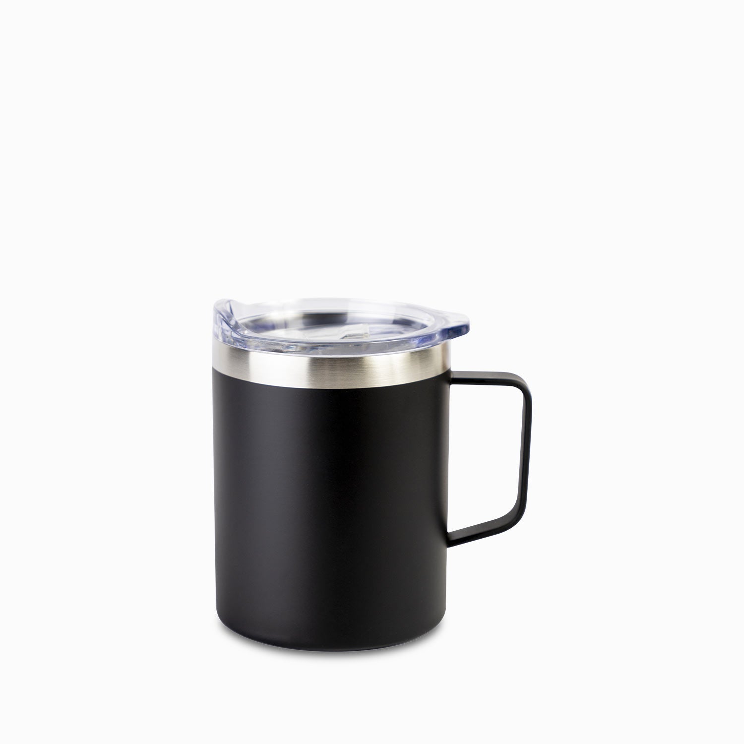 Mug doble pared en acero negro - Ambiente Gourmet México