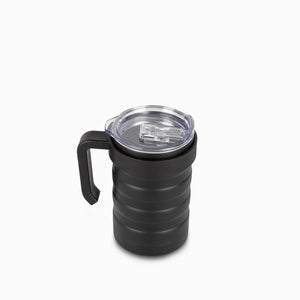 Mug doble pared en acero negro mate - Ambiente Gourmet México