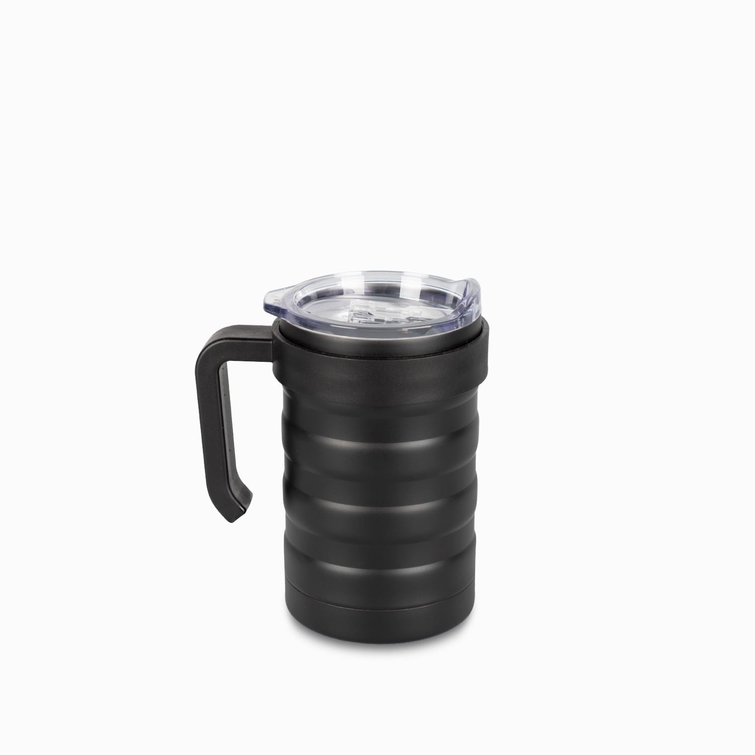 Mug doble pared en acero negro mate - Ambiente Gourmet México