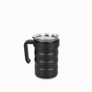 Mug doble pared en acero negro mate - Ambiente Gourmet México